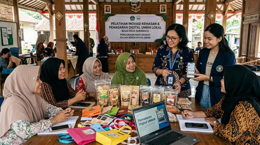 Wawancara mendalam penelitian sosial bersama tokoh masyarakat dan warga pedesaan